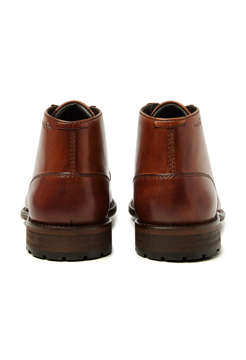 Cognacfarbener Gladleren Montana-Stiefel