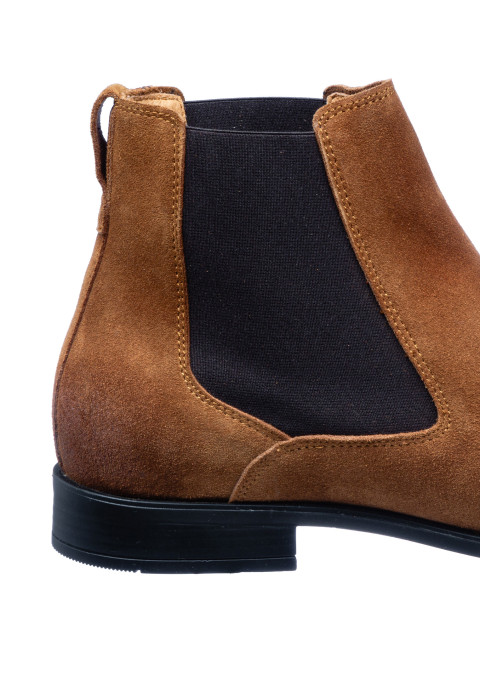 Cognac Wildleder Riva chelsea boot